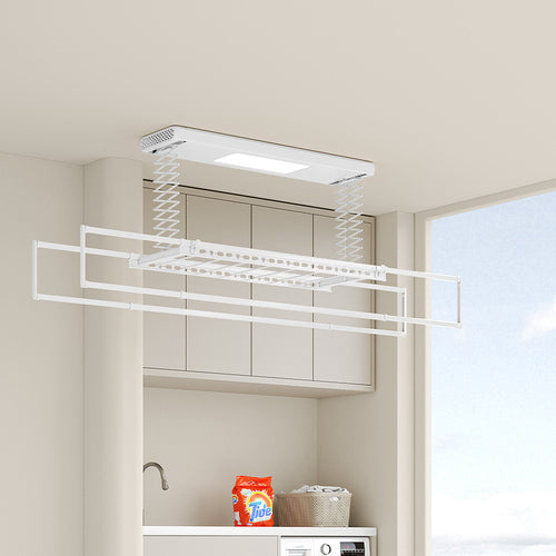 Electric clothes drying rack (with lighting / air-dry / heat-dry functions)