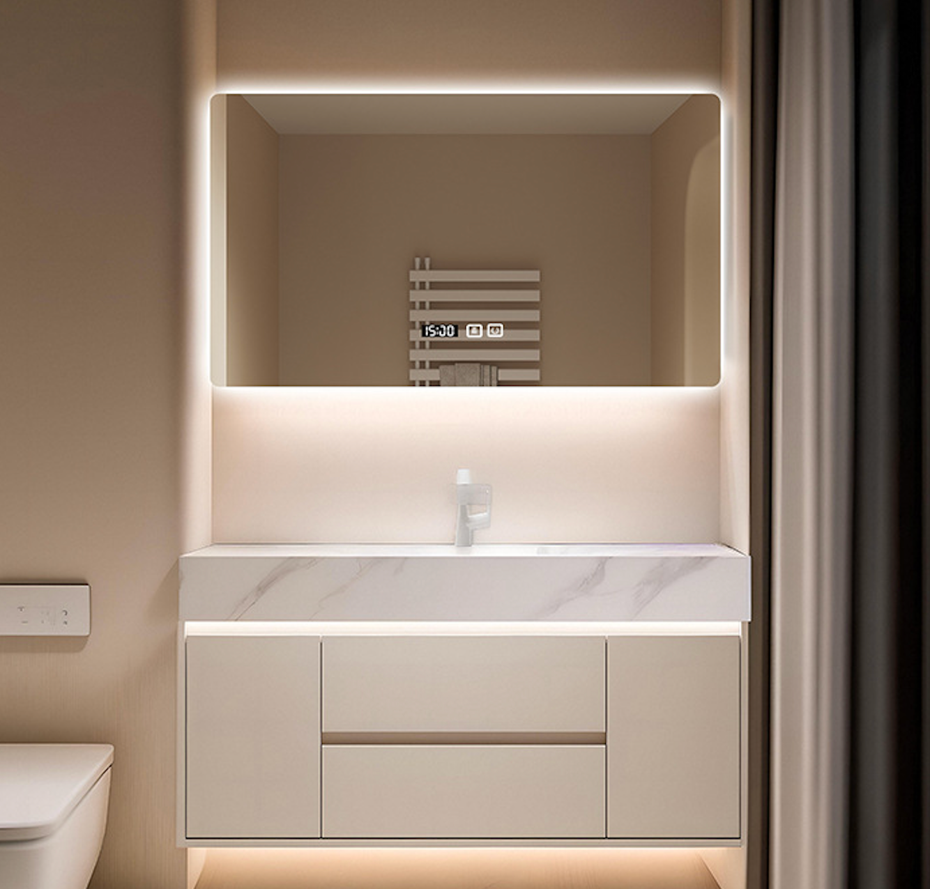 Bathroom mirror cabinet